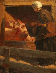 Das Schweineessen